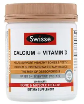 Swisse, Ultiboost, Calcium + Vitamin D