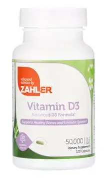 Zahler, Vitamin D3, 50,000IU