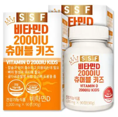 순수식품 비타민D 2000IU 츄어블 키즈