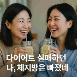 다이어트 실패하던 나, 체지방은 빠졌네