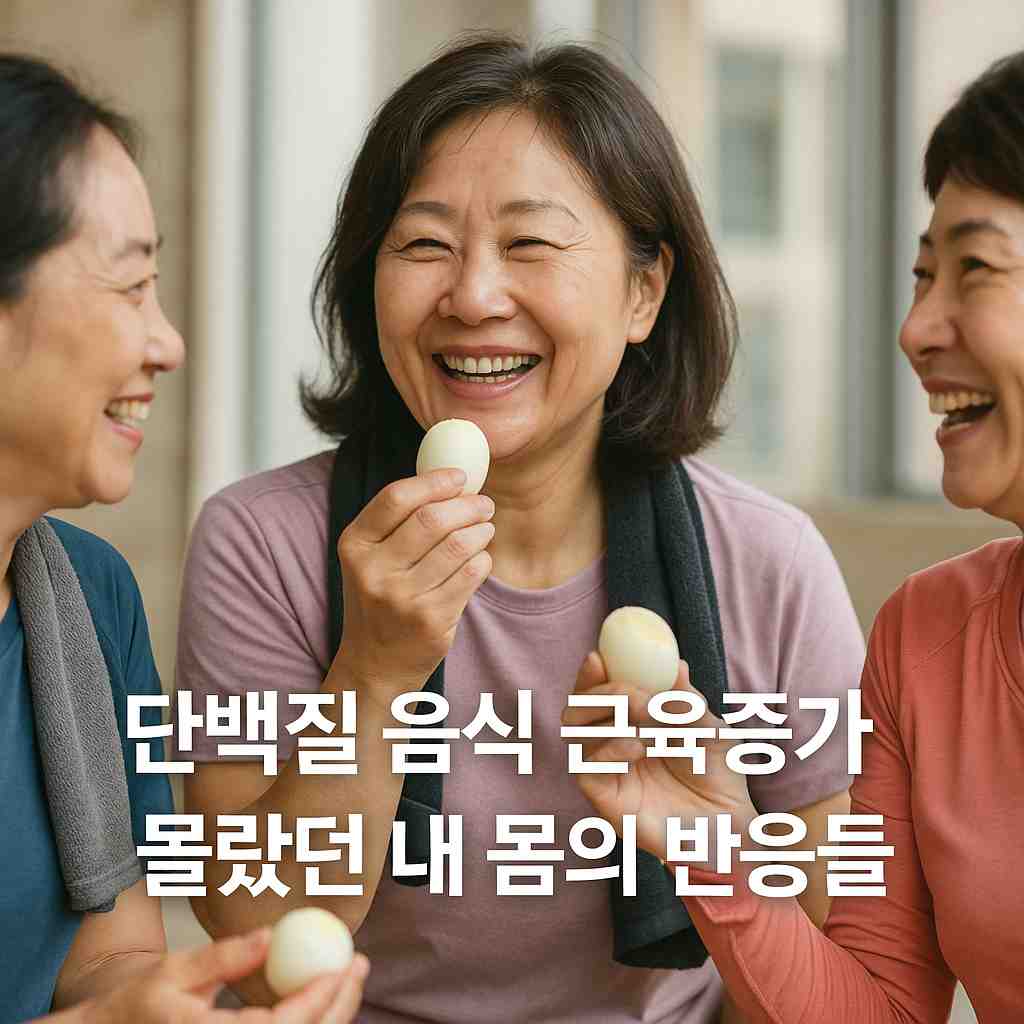 단백질 음식 근육증가 몰랐던 내 몸의 반응들