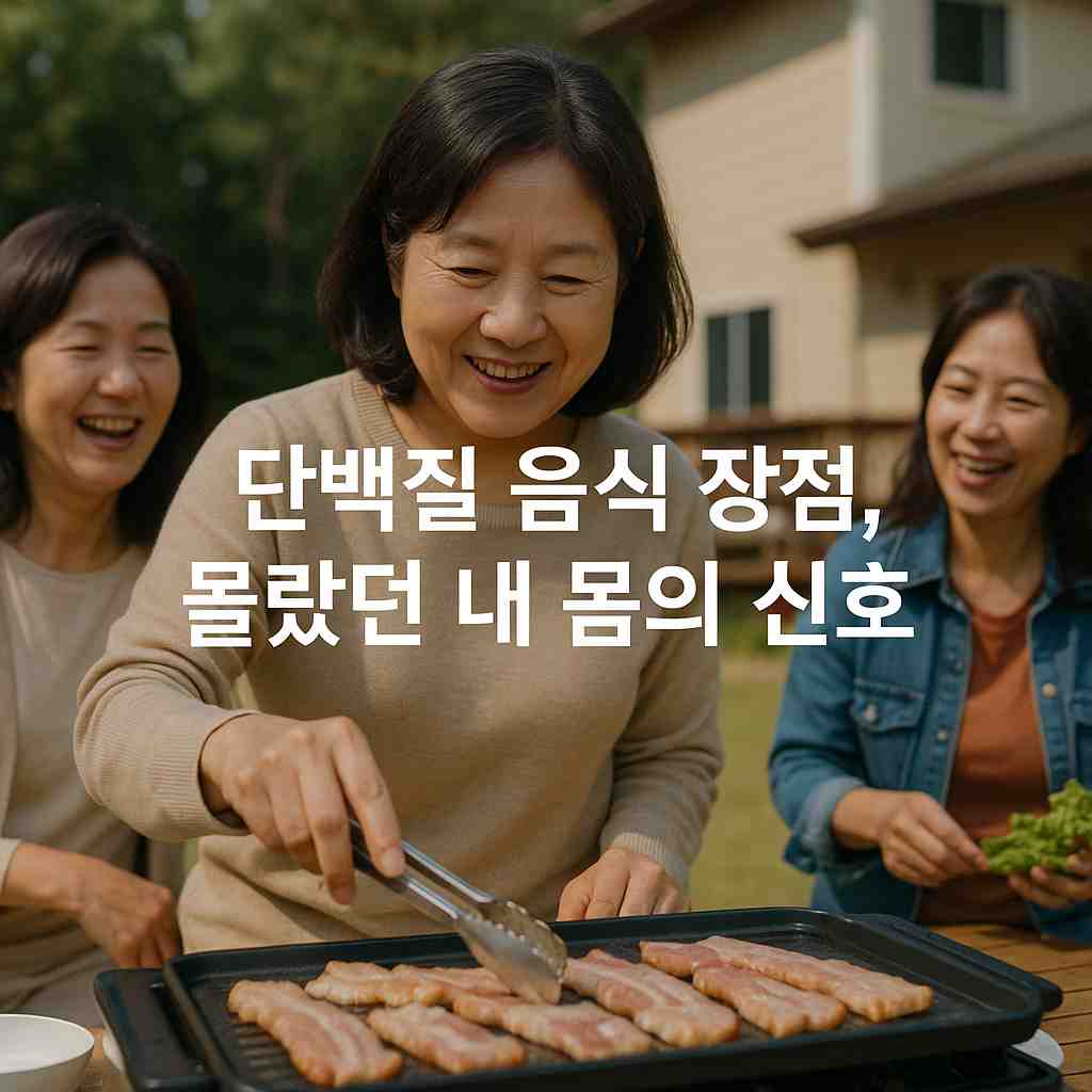 단백질 음식 장점, 몰랐던 내 몸의 신호