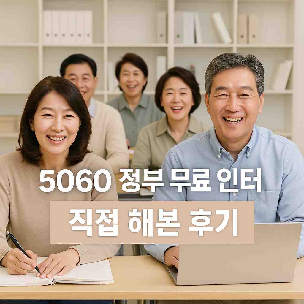5060 정부 무료 인터넷 강의 직접 해본 후기