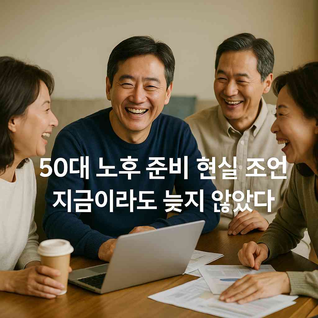 50대 노후 준비 현실 조언, 지금이라도 늦지 않았다