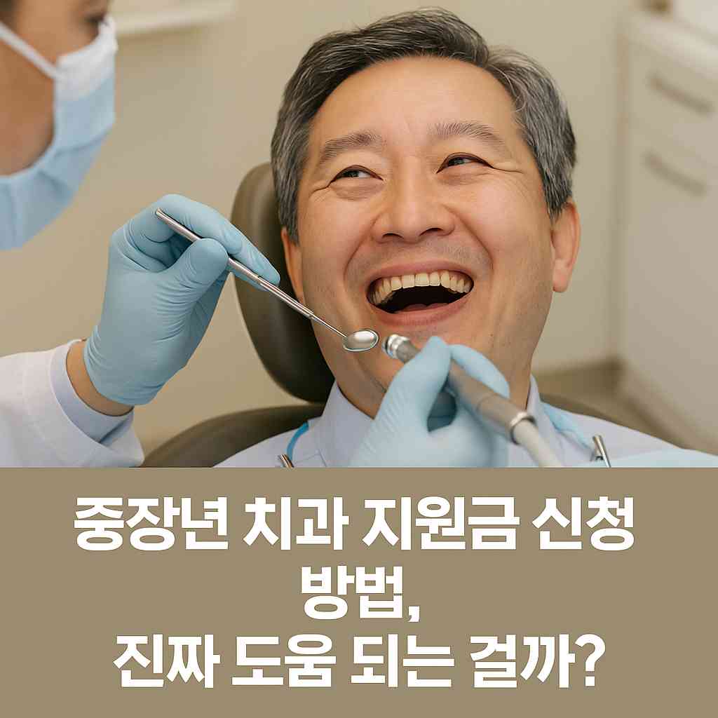중장년 치과 지원금 신청 방법, 진짜 도움 되는 걸까