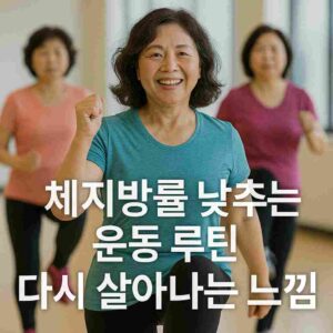 체지방률 낮추는 운동 루틴, 다시 살아나는 느낌