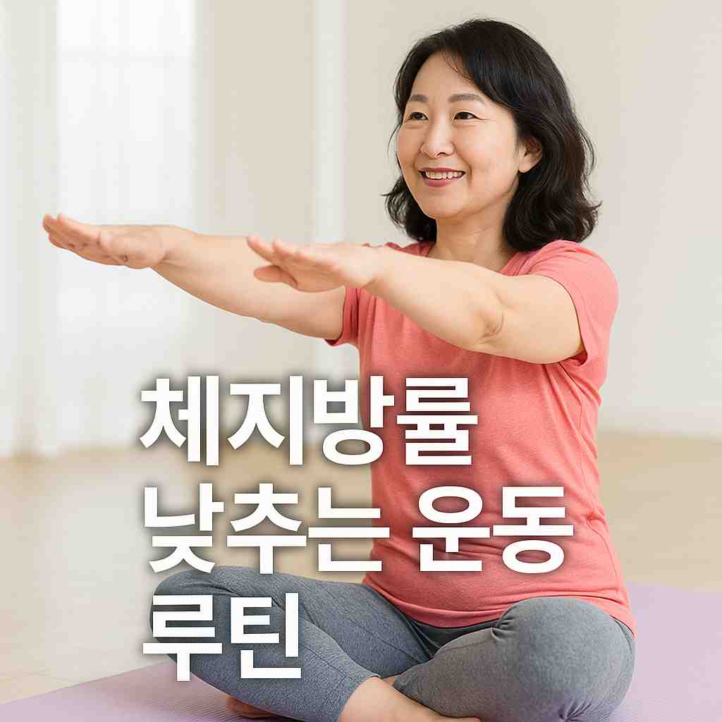 체지방률 낮추는 운동 루틴, 힘들었지만 후회 없어요